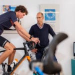 fietsinstelling door sportarts van sport medisch centrum papendal